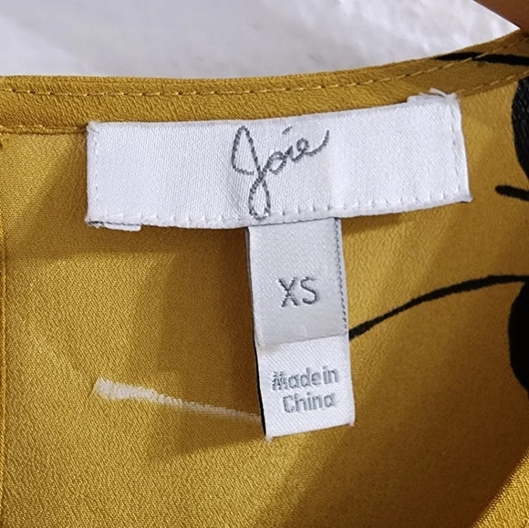 JOIE Awilda Swing Top Yellow Size XS - Picture 7 of 9